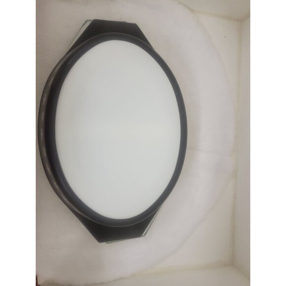 Vintage Pyrex 1 1/2 Qt Snow Flake Divided Casserole Dish with Lid - Picture 5 of 10